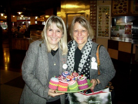 Lonna Calas and Ann Corbett share their handcrafted goodies