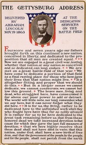 Gettysburg Address