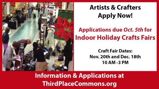 Apply now for the 2016 Holiday Crafts Fairs