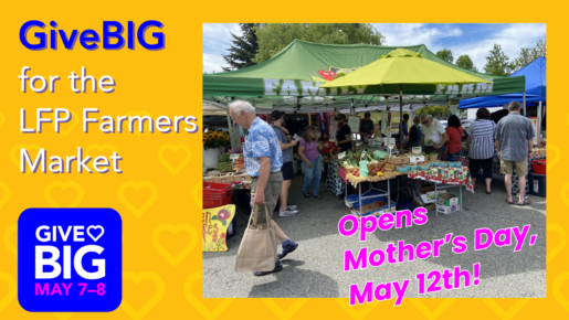 The LFP Farmers Market Opens Mother's Day, May 12th!
